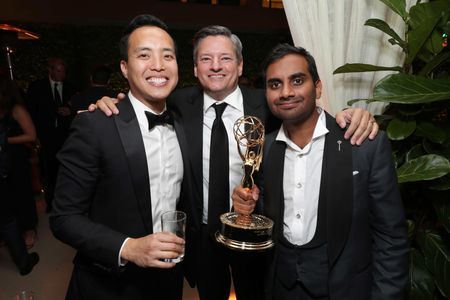 Alan Yang, Ted Sarandos, and Aziz Ansari