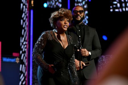Anita Baker and Tyler Perry at an event for BET Awards 2018 (2018)