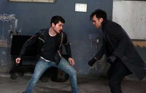 Hakan Kurtas and Alperen Duymaz in Crash (2018)