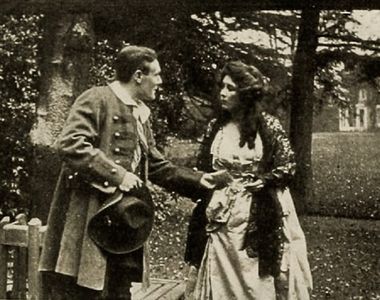 Stewart Rome and Alma Taylor in The Whirr of the Spinning Wheel (1914)