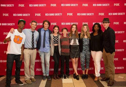 The Cast of Red Band Society at a screening in Atlanta.