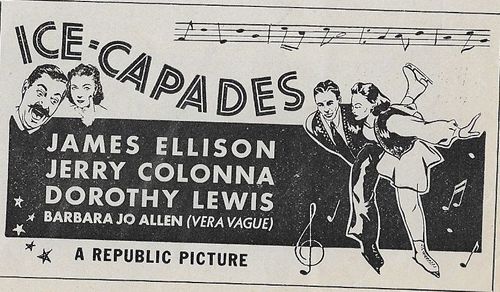 Barbara Jo Allen and Jerry Colonna in Ice-Capades (1941)