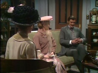Joan Benham, Rachel Gurney, and Simon Williams in Upstairs, Downstairs (1971)