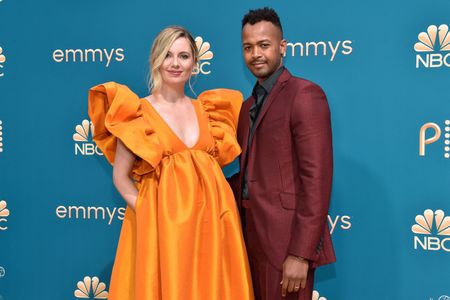 M.J. Delaney and Bashan Aquart at an event for The 74th Primetime Emmy Awards (2022)