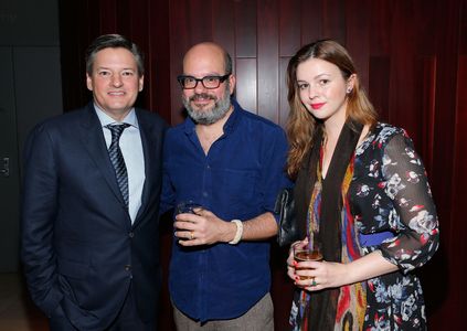 David Cross, Amber Tamblyn, and Ted Sarandos at an event for House of Cards (2013)