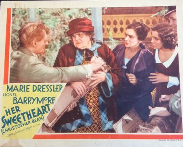 Lionel Barrymore, Beulah Bondi, Marie Dressler, and Helen Mack in Christopher Bean (1933)