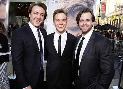 Ben O'toole, James Fraser and Christopher Sommers at event of The Water Diviner (2014)