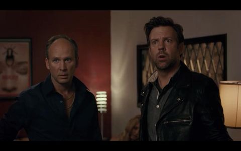 Zeke (Vladimir Jon Cubrt) gives Matt Ryder (Jason Sudeikis) the bad news in Kodachrome.