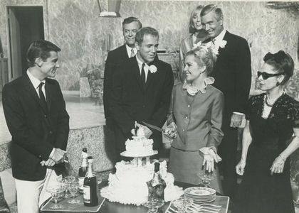 Roddy McDowall, Tuesday Weld, Ruth Gordon, Donald Murphy, Max Showalter, and Martin West in Lord Love a Duck (1966)