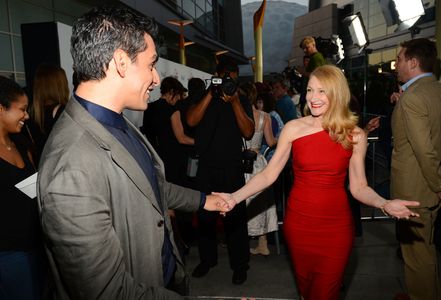 Patricia Clarkson and Zal Batmanglij at an event for The East (2013)