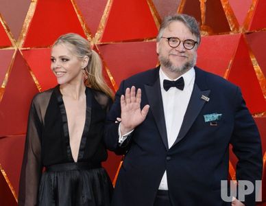 Kim Morgan and Guillermo del Toro at the 90th Annual Academy Awards, March 4, 2018.