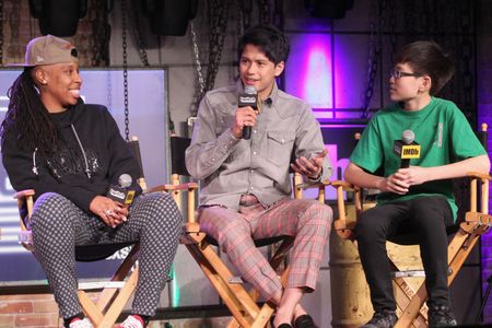 Lena Waithe, Win Morisaki, and Philip Zhao at an event for Ready Player One LIVE at SXSW (2018)