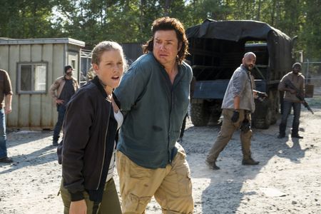 Mike Seal, Josh McDermitt, and Lindsley Register in The Walking Dead (2010)