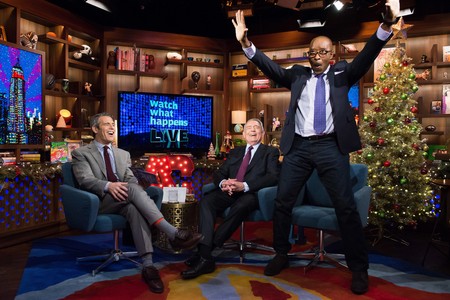 Courtney B. Vance, Andy Cohen, and Dan Rather in Watch What Happens Live with Andy Cohen (2009)