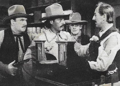 Richard Arlen, Ed Cassidy, and Gil Patric in Buffalo Bill Rides Again (1947)