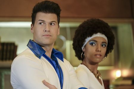 Nick Zano and Maisie Richardson-Sellers in DC's Legends of Tomorrow (2016)