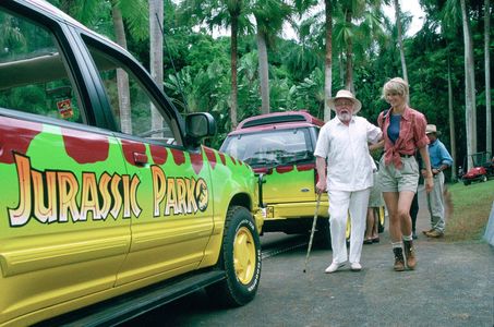 Richard Attenborough and Laura Dern in Jurassic Park (1993)