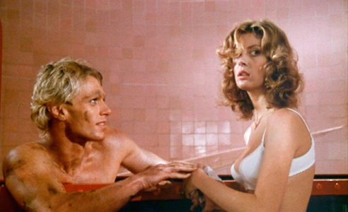 Susan Sarandon and Peter Hinwood in The Rocky Horror Picture Show (1975)
