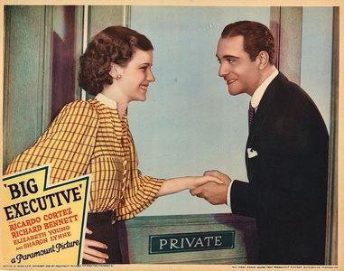 Ricardo Cortez and Elizabeth Young in Big Executive (1933)