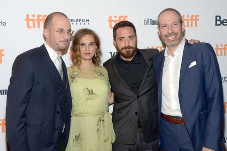 Natalie Portman, Darren Aronofsky, Pablo Larraín, and Noah Oppenheim