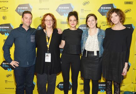 Janet Pierson, Jenny Slate, Gillian Robespierre, Elisabeth Holm, and Gabe Liedman at an event for Obvious Child (2014)