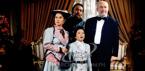 Menggie Cobarrubias, Jaclyn Jose, Tom Taus, and Bon Vibar in Cedie (1996)