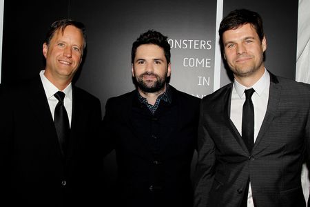 Dan Trachtenberg, Josh Campbell, and Matt Stuecken at an event for 10 Cloverfield Lane (2016)