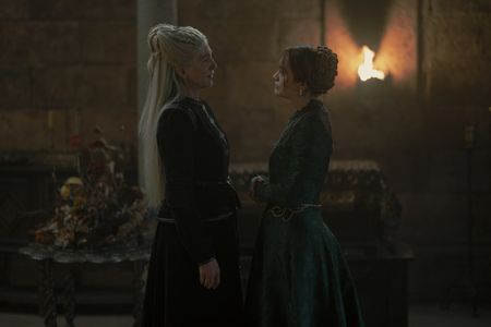 Eve Best and Olivia Cooke in House of the Dragon (2022)