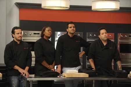 Fabio Viviani, Michael Isabella, Angelo Sosa, and Tiffany Derry in Top Chef: Advantage Chef (2010)