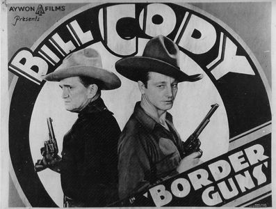 Bill Cody and Franklyn Farnum in Border Guns (1934)