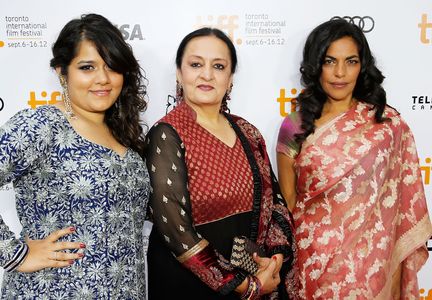 Sarita Choudhury, Dolly Ahluwalia, and Shikha Talsania at an event for Midnight's Children (2012)