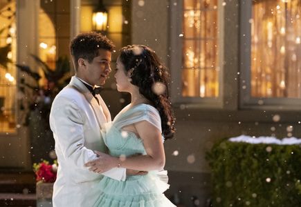Jordan Fisher and Lana Condor in To All the Boys: P.S. I Still Love You (2020)