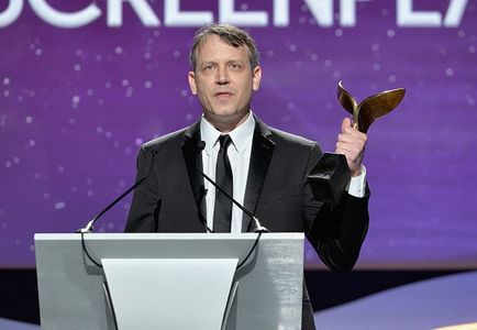 Brian Knappenberger accepts the 2015 WGA award for Best Documentary Screenplay