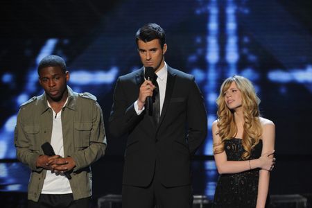 Steve Jones, Marcus Canty, and Drew Ryniewicz in The X Factor (2011)