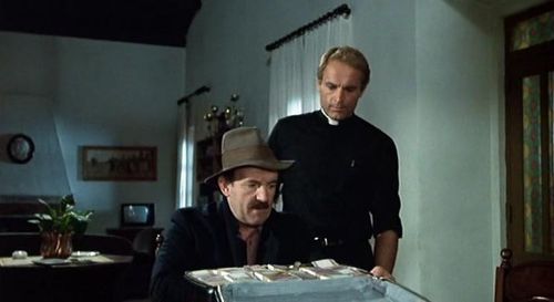 Terence Hill and Colin Blakely in The World of Don Camillo (1984)