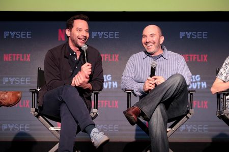 Nick Kroll and Andrew Goldberg at an event for Big Mouth (2017)