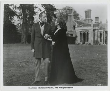 Vincent Price and Hilary Heath in The Oblong Box (1969)