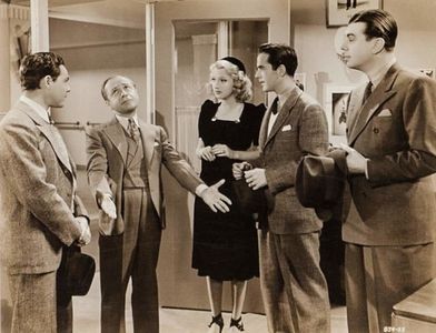 Johnny Downs, Kathryn Kane, Ken Murray, Eddie Quillan, and Ernest Truex in Swing, Sister, Swing (1938)