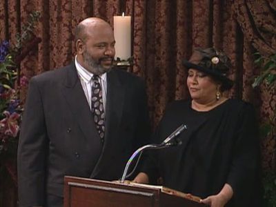 James Avery and Barbara Montgomery in The Fresh Prince of Bel-Air (1990)