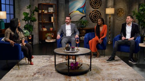 Keshia Knight Pulliam, Katina Goode, Steve Moy, and Chris Collette in Married at First Sight: Afterparty (2022)