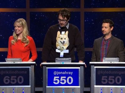 Kyle Dunnigan, Riki Lindhome, and Jonah Ray in @midnight (2013)