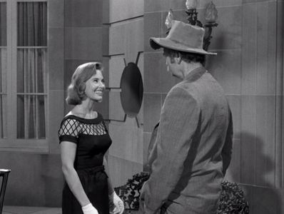 Buddy Ebsen and Lola Albright in The Beverly Hillbillies (1962)