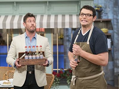 Adam Young and Jesse Palmer in Spring Baking Championship (2015)