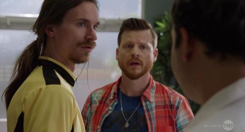 Vincent Stalba, Kevin Rankin, and Jason Antoon in Claws.
