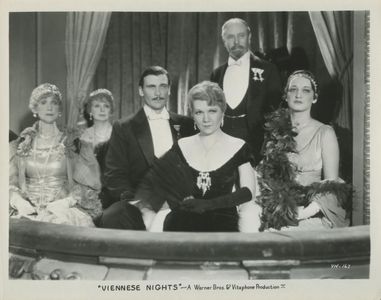Carrie Daumery, Dorothy Hammerstein, Walter Pidgeon, and Vivienne Segal in Viennese Nights (1930)