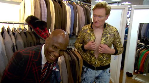 Conan O'Brien and Dapper Dan in Conan (2010)