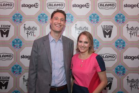 Jon Cohen and Lindsey Weber at an event for Overlord (2018)