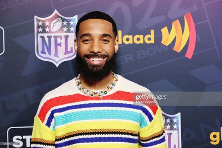 Philemon Chambers attending GLAAD event for the NFL