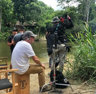 Jeremy Webb in Colombia filming Treadstone