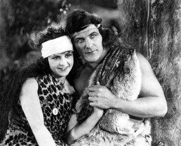 Elmo Lincoln and Louise Lorraine in Adventures of Tarzan (1921)